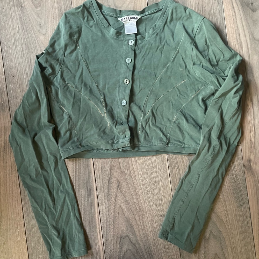 Vintage Parasuco Longsleeve Cropped Top